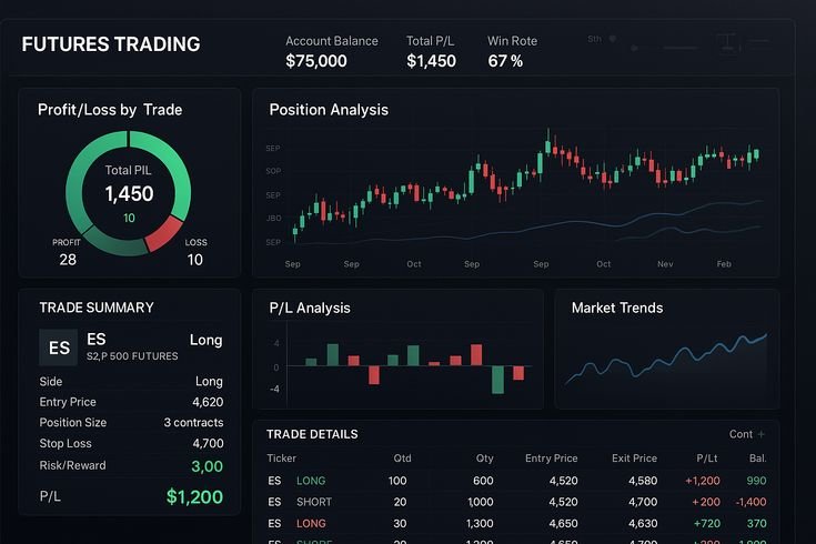 TradingView Live Analytics Dashboard